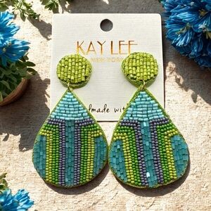 Kay Lee Seed Bead Earrings